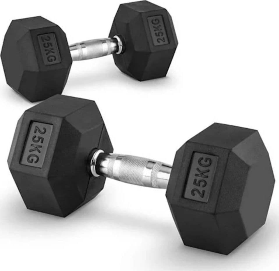 Coppia Di Manubri In Vinile Da 25kg Ognuno Manubri Pesi Palestra Fitness Sport Pesi Palestra Trade Shop italia - Napoli, Commerciovirtuoso.it