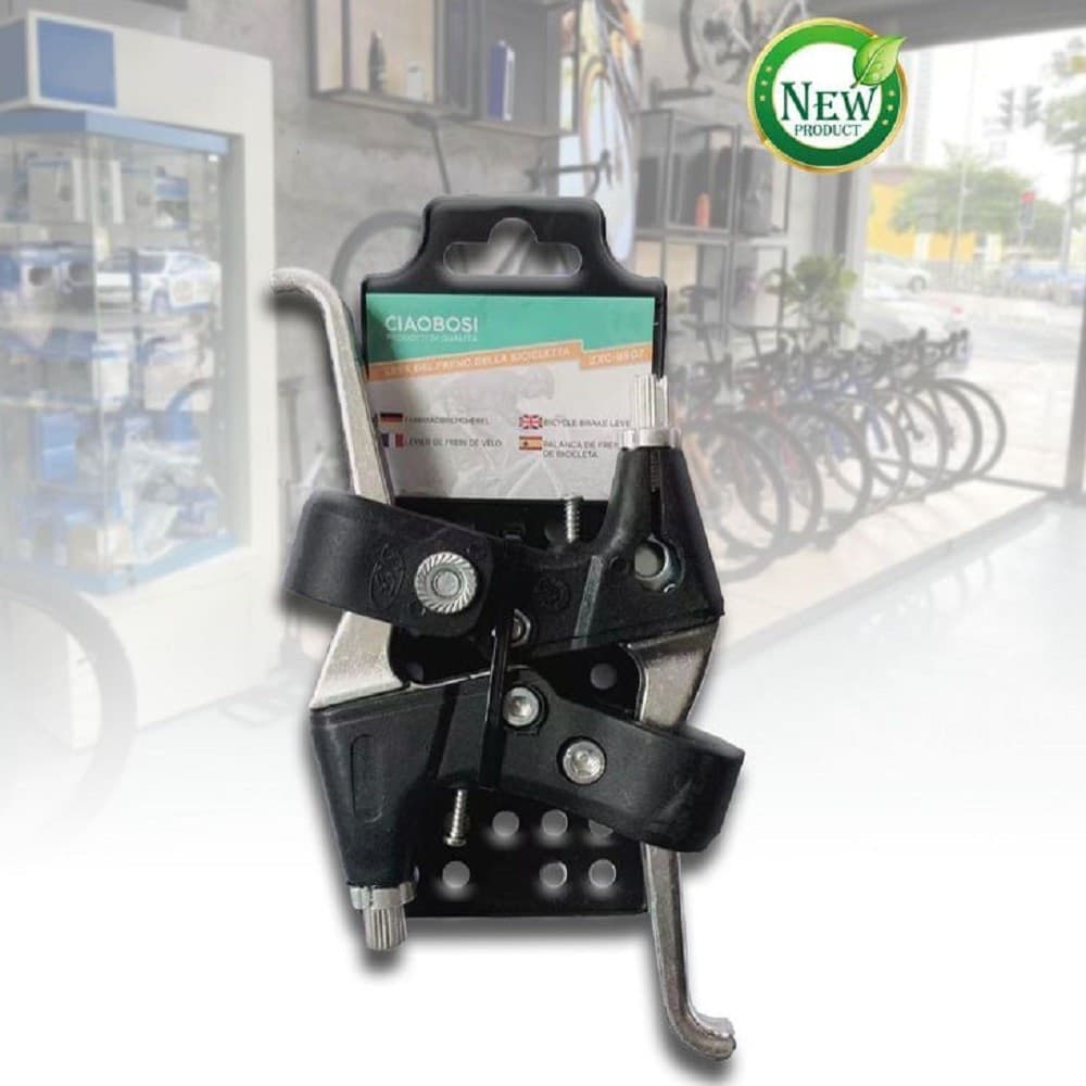 COPPIA LEVE FRENO IN ALLUMINIO UNIVERSALI PER BICI BICICLETTA 14X9CM ZXC-9907