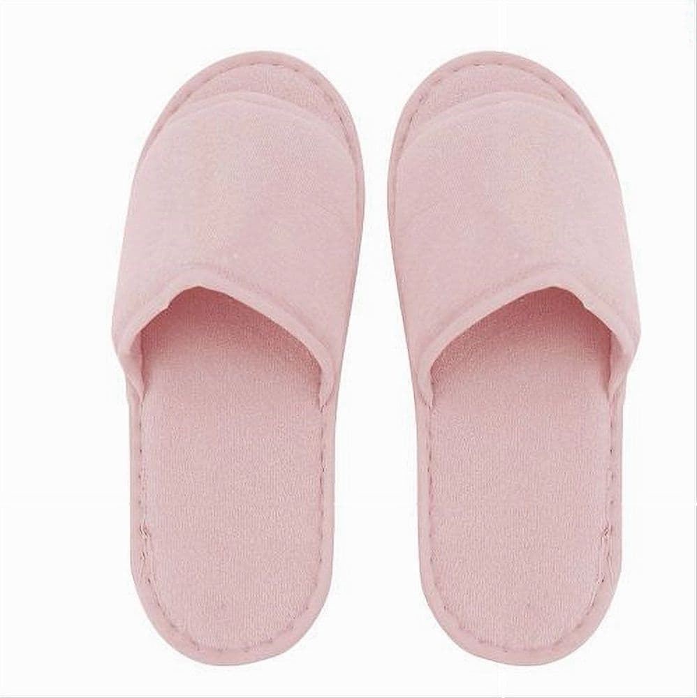 COPPIA PANTOFOLE CIABATTE BAGNO IN TESSUTO ROSA TAGLIA 39-45 STANZA HOTEL 79679 in Pantofole Trade Shop italia - Napoli, commercioVirtuoso.it