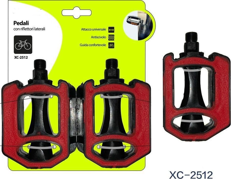 Coppia Pedali Per Bicicletta Con Riflettori Laterali Attacco Universale Xc-2512 Sport e Tempo Libero > Ciclismo > Ricambi per Bici > Sport Trade Shop italia - Napoli, Commerciovirtuoso.it