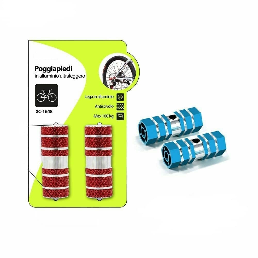 Coppia Poggiapiedi In Alliminio Leggero Antiscivolo Per Bici Bicicletta Xc-1648 Sport e Tempo Libero > Ciclismo > Ricambi per Bici > Sport Trade Shop italia - Napoli, Commerciovirtuoso.it