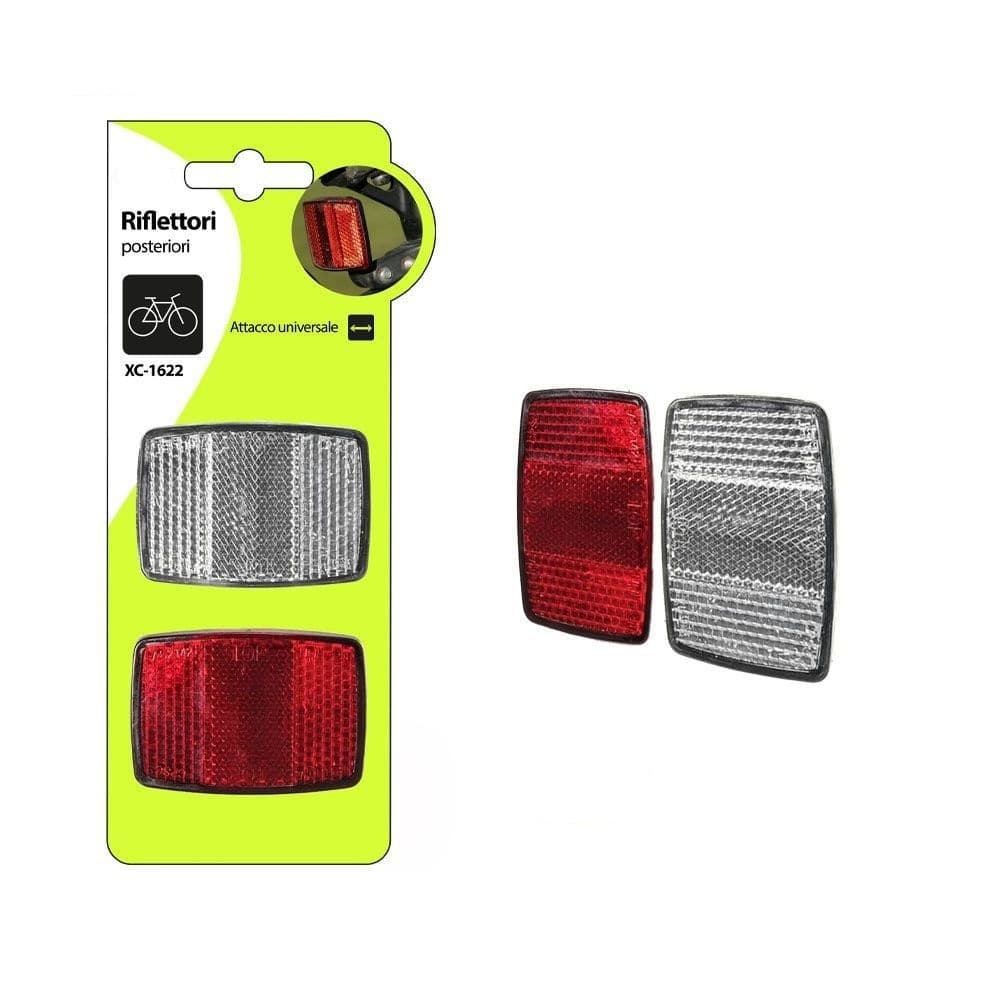 Coppia Riflettori Posteriori Catarifrangente Per Bici Attacco Universale Xc-1622 Sport e Tempo Libero > Ciclismo > Ricambi per Bici > Sport Trade Shop italia - Napoli, Commerciovirtuoso.it