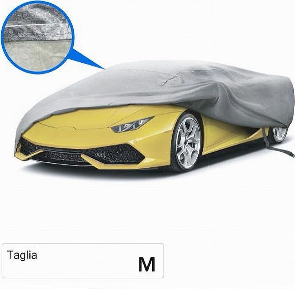 COPRIAUTO TELO IMPERMEABILE AUTO PROTEGGI SOLE PIOGGIA NEVE SPORCO TG.M COP-AUT-M in Copriauto Trade Shop italia - Napoli, commercioVirtuoso.it