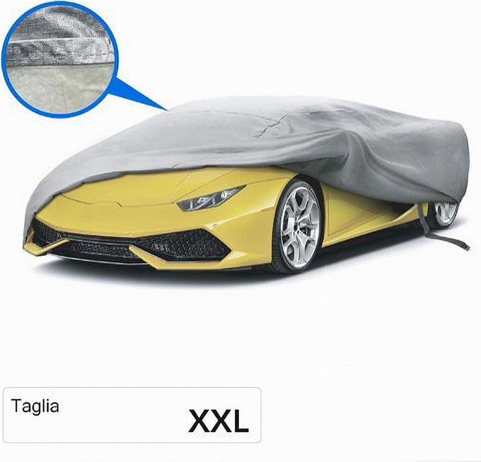 COPRIAUTO TELO IMPERMEABILE AUTO PROTEGGI SOLE PIOGGIA NEVE SPORCO TG.XXL COP-AUT-XXL in Copriauto Trade Shop italia - Napoli, commercioVirtuoso.it