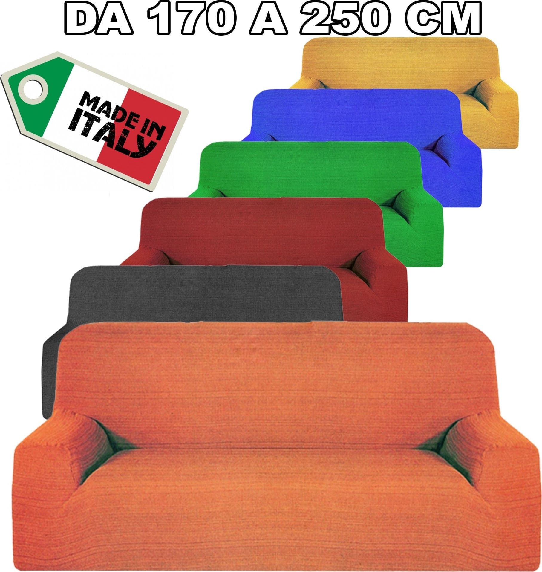 COPRIDIVANO 3 POSTI ESTENDIBILE DA 170 A 250 CM COPRI DIVANO ELASTICIZZATO Trade Shop italia - Napoli, Commerciovirtuoso.it