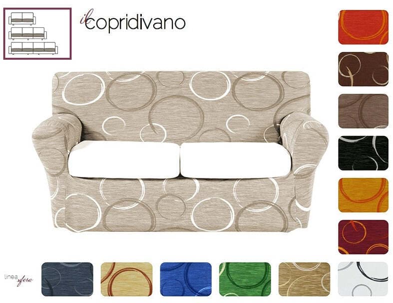 Copridivano Elasticizzato Brio Hessense Sfera in Fodere copridivano Falco Biancheria - Parete, commercioVirtuoso.it
