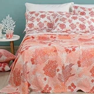 Copriletto Estivo Leggero Piquet Di Puro Cotone Matrimoniale Coral Corallo Casa e cucina/Tessili per la casa/Biancheria da letto/Copriletti Biancheria Arredo Home - Nola, Commerciovirtuoso.it