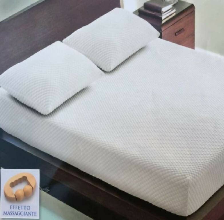 Coprimaterasso massaggiante antistress anallergico e antiacaro matrimoniale o singolo passion con effetto relax