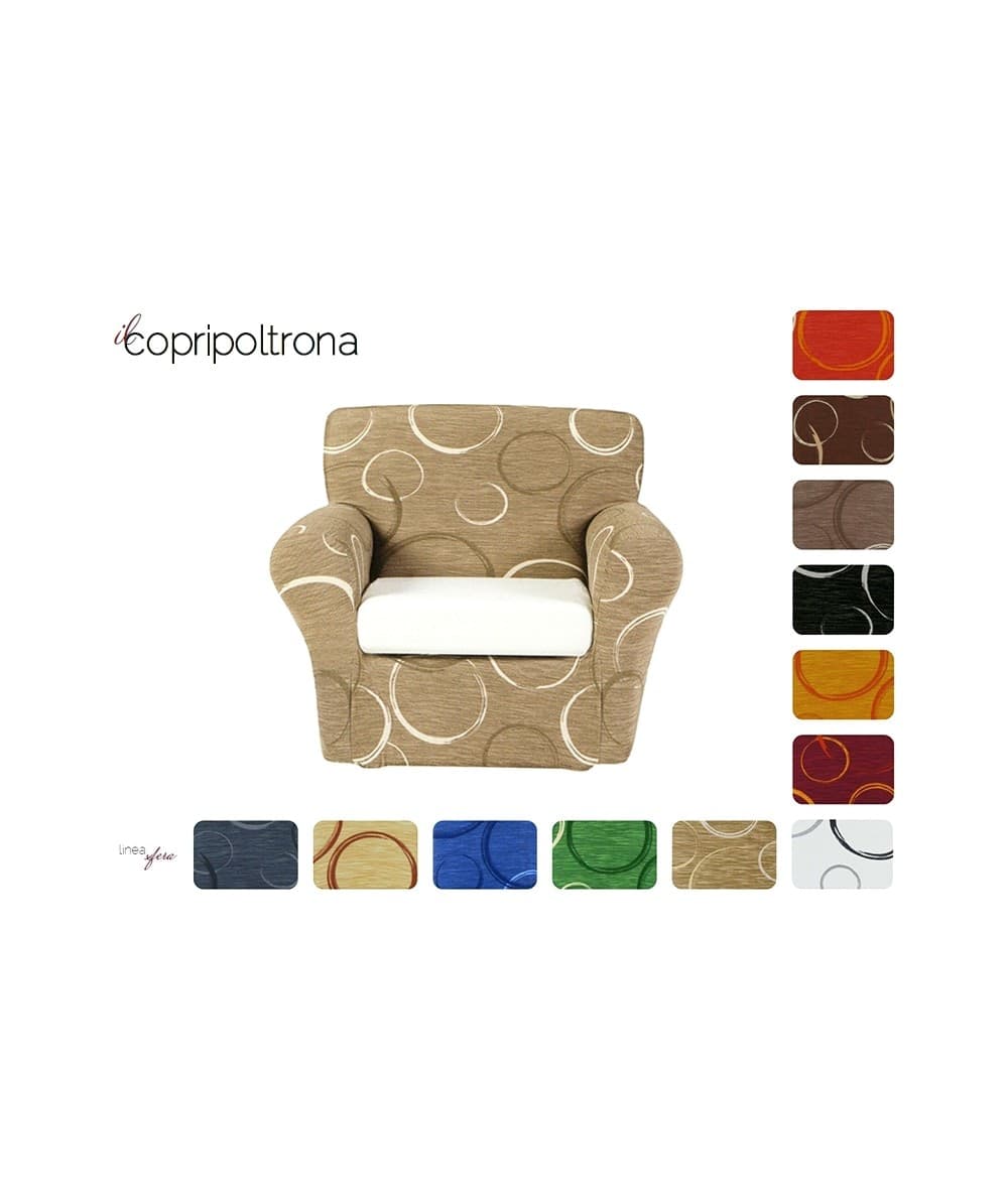 Copripoltrona Elasticizzato Brio Hessense Sfera in Fodere copripoltrona Falco Biancheria - Parete, commercioVirtuoso.it