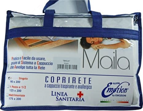 Coprirete Emozioni Art. Maila in Coprimaterassi e protezioni Falco Biancheria - Parete, commercioVirtuoso.it