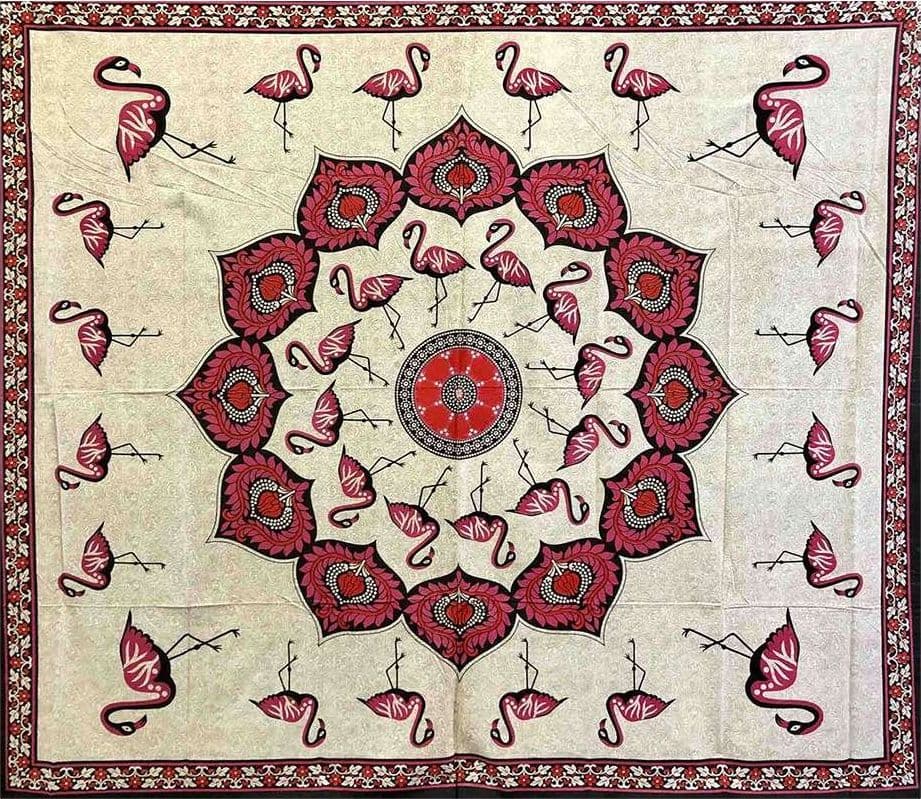 Copritutto Telo Arredo Cotone Misura 210x230 Fantasia Grande Fenicottero Casa e cucina/Decorazioni per interni/Arazzi e tappezzeria La Bottega del Risparmio - Bari, Commerciovirtuoso.it