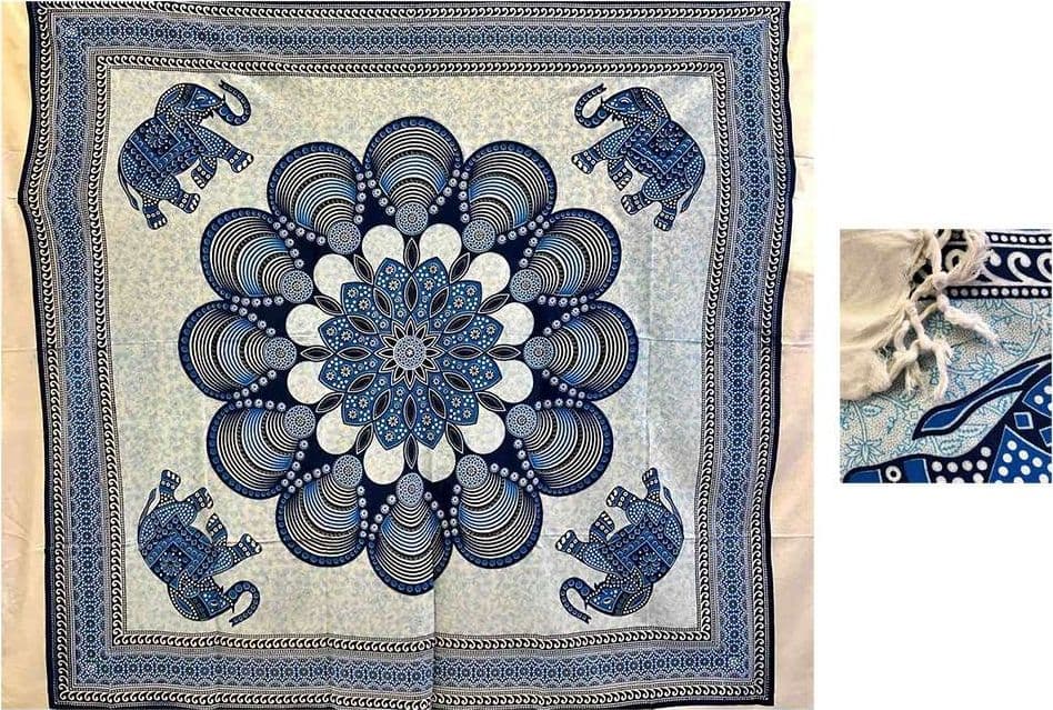 Copritutto Telo Arredo Cotone Misura 210x240 Fantasia Elefante E Cerchio Casa e cucina/Decorazioni per interni/Arazzi e tappezzeria La Bottega del Risparmio - Bari, Commerciovirtuoso.it