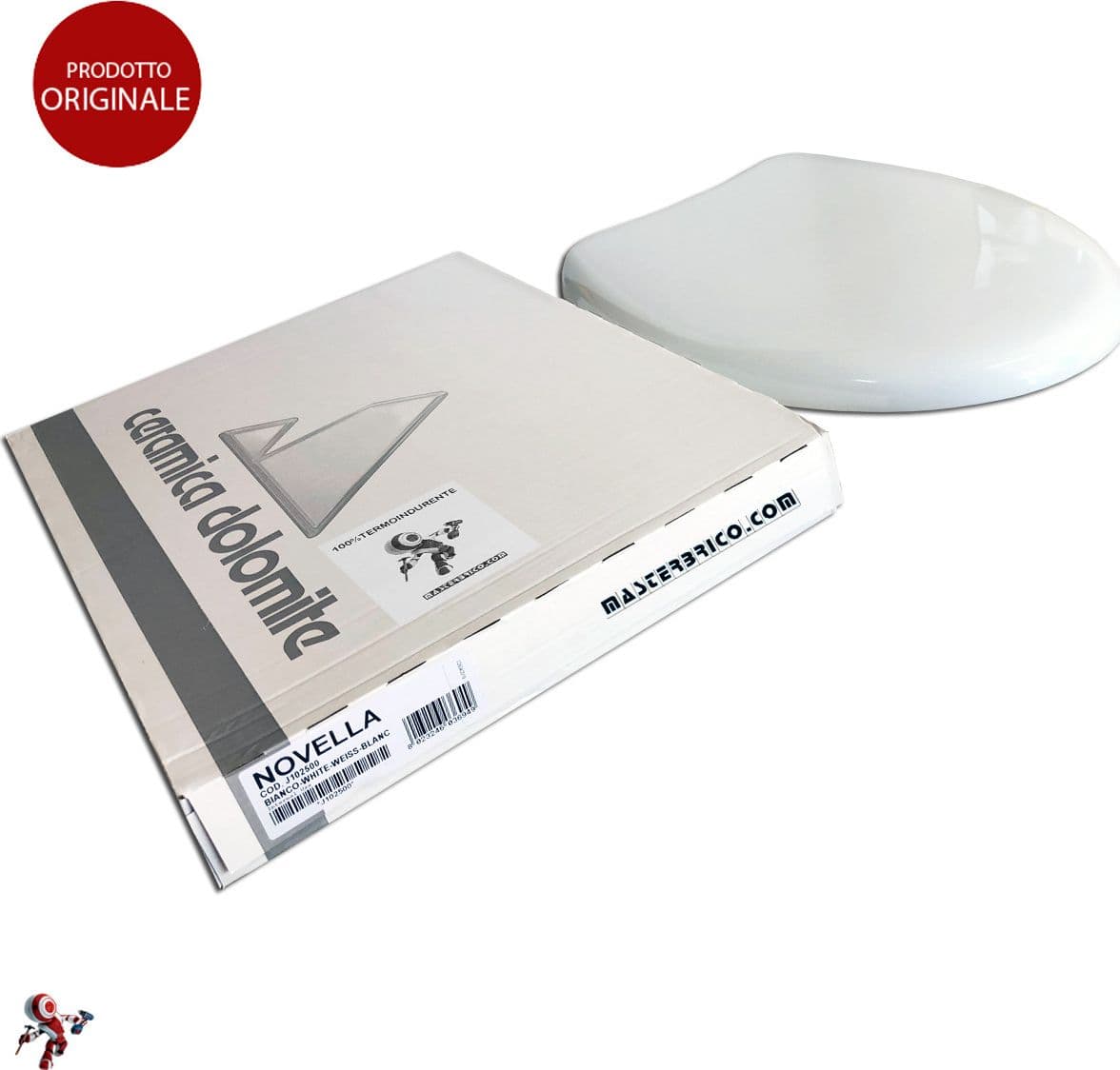 Copriwater-Dolomite-Novella-ORIGINALE-in-termoindurente-cerniere-inox-codice-J102500-colore-bianco