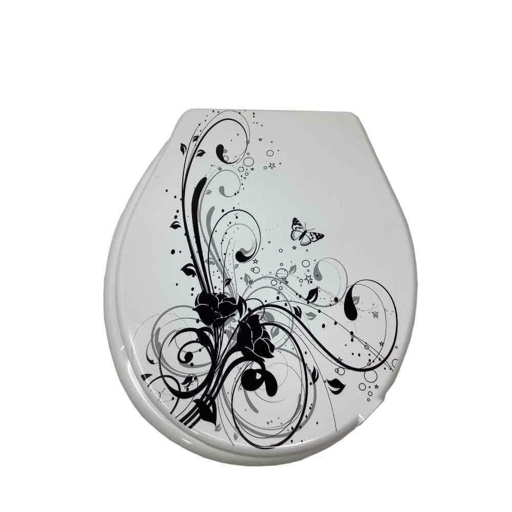 Copriwater-In-Plastica-Resistente-Tavoletta-Wc-44x36.5-Cm-Fantasia-Fiori