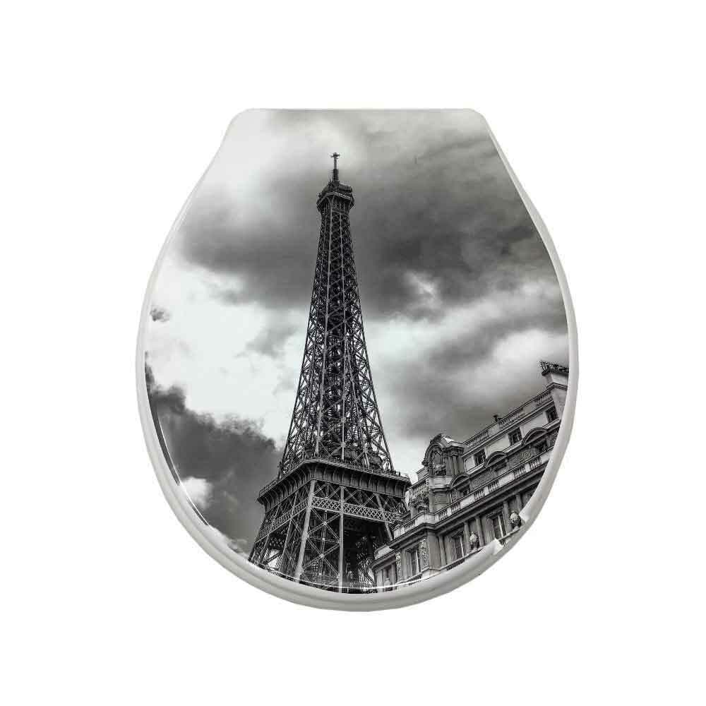 Copriwater-In-Plastica-Resistente-Tavoletta-Wc-44x36.5cm-Fantasia-Parigi