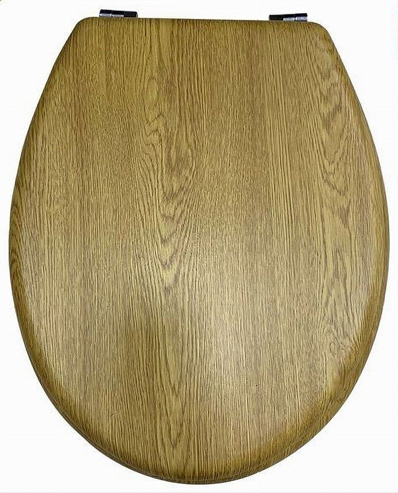 COPRIWATER UNIVERSALE IN LEGNO TAVOLETTA BAGNO WC CERNIERE IN ACCIAIO INOX 52953A in Sedili WC Trade Shop italia - Napoli, commercioVirtuoso.it