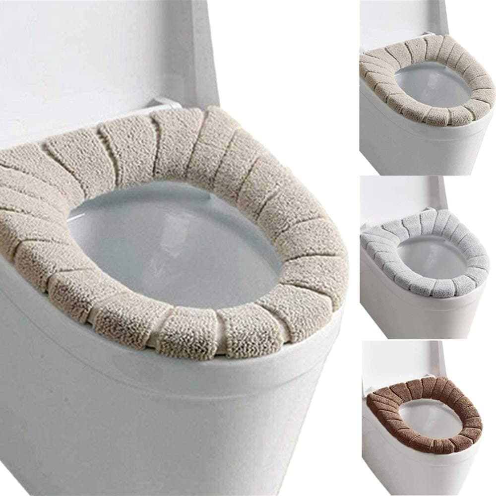 Copriwater-Universale-In-Tessuto-Fiori-Antibatterico-Tavoletta-Bagno-Copri-Water