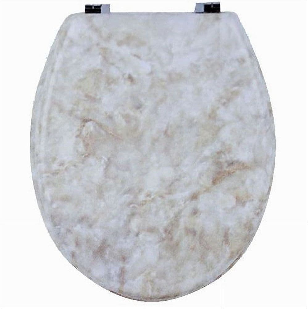 COPRIWATER UNIVERSALE LEGNO MDF TAVOLETTA BAGNO WC MARMO BEIGE CERNIERE 52966A in Sedili WC Trade Shop italia - Napoli, commercioVirtuoso.it