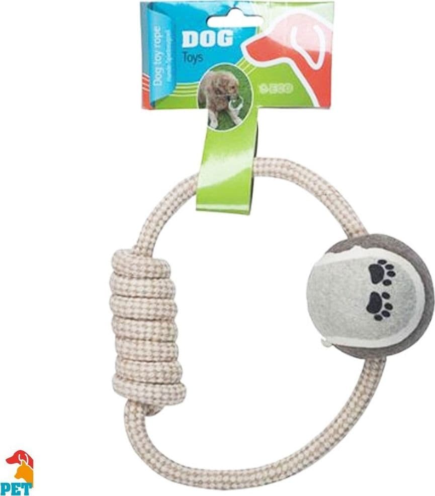 Corda-E-Palla-Giocattolo-Per-Cane-In-Cotone-Dog-Toy-Rope-Accessori-Animali