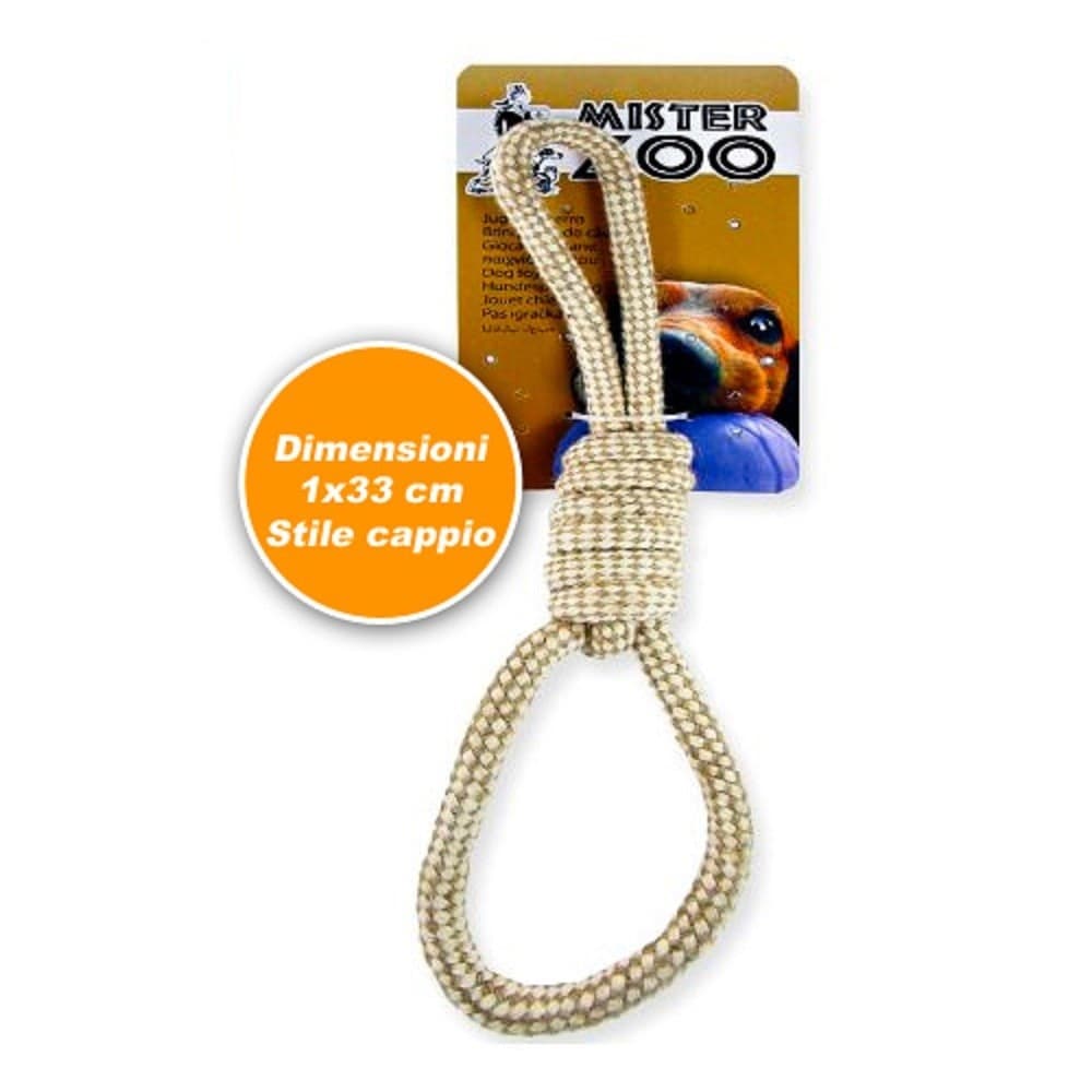 Corda Per Cane Cani Stile Cappio Da Mordere 1x33 Cm Gioco E Addestramento Dog Prodotti per animali > Prodotti per Cani > Giocattoli Trade Shop italia - Napoli, Commerciovirtuoso.it