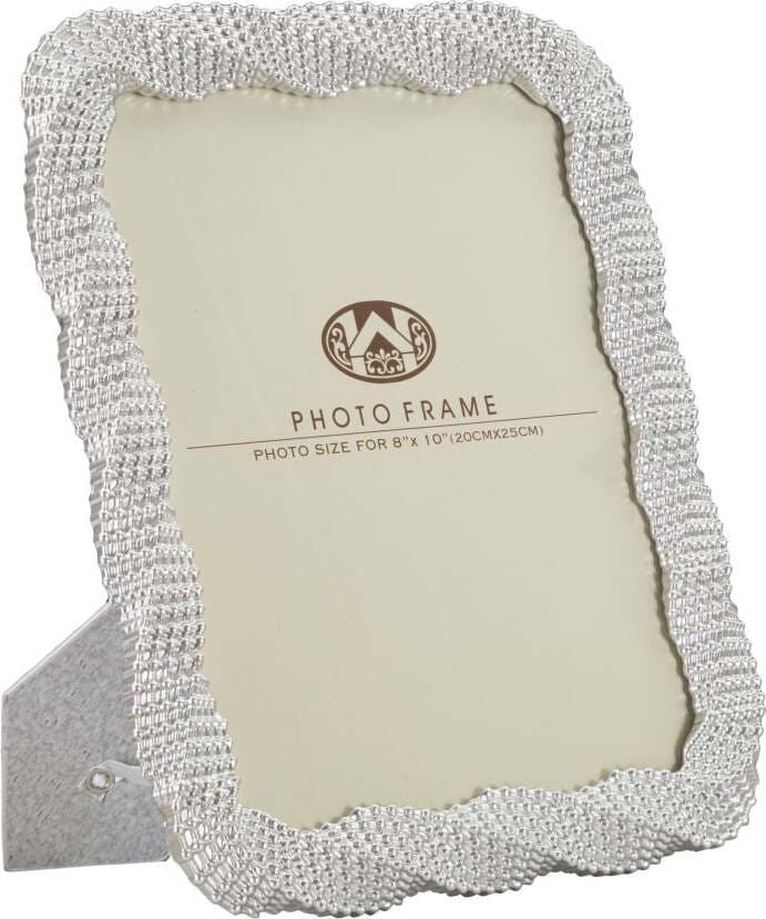 Cornice Bead Silver Cm 25X2,2X30,2 (Misura Interna Cm 20X25) Casa e cucina/Decorazioni per interni/Album fotografici cornici e accessori/Cornici foto/Cornici da parete e da tavolo Led Mall Home - Napoli, Commerciovirtuoso.it