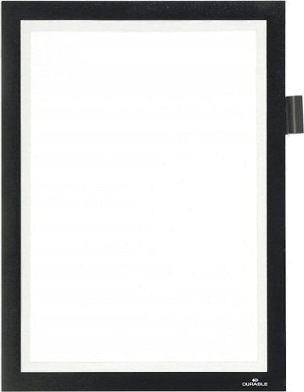 Cornice magnetica - Duraframe - A4 - 21 x 29 7 cm - nero - Durable Fai da te/Sicurezza e protezione/Attrezzature per sicurezza sul lavoro/Segnaletica antinfortunistica Eurocartuccia - Pavullo, Commerciovirtuoso.it