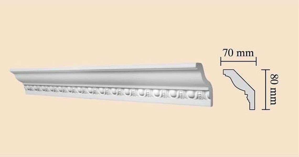 CORNICE-POLISTIROLO-mm70x80x2MT.-G4