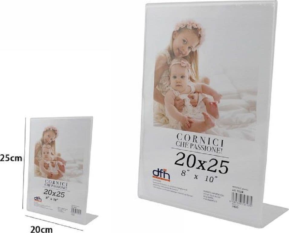 Cornice Portafoto Porta Foto Fotografie Acrilico Verticale Stand 20 X 25cm 70324 Casa, arredamento e bricolage > Accessori Casa > Cornici e Portafoto Trade Shop italia - Napoli, Commerciovirtuoso.it