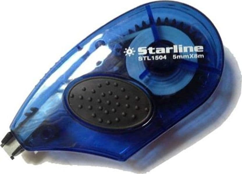 Correttore a nastro - 5mm x 8mt - Starline Cancelleria e prodotti per ufficio/Penne matite scrittura e correzione/Correttori e gomme/Correttori a nastro Eurocartuccia - Pavullo, Commerciovirtuoso.it