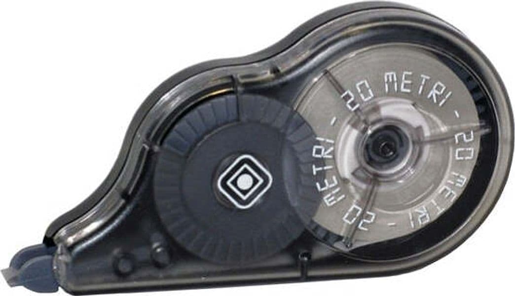 Correttore a nastro 20 Metri - 5mm x 20mt - involucro nero - Osama Cancelleria e prodotti per ufficio/Penne matite scrittura e correzione/Correttori e gomme/Correttori a nastro Eurocartuccia - Pavullo, Commerciovirtuoso.it