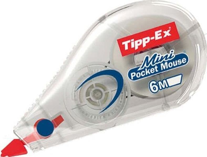 Correttore a nastro Mini Pocket Mouse - 5mm x 6mt - trasparente - Tipp Ex - box 10 correttori Cancelleria e prodotti per ufficio/Penne matite scrittura e correzione/Correttori e gomme/Correttori a nastro Eurocartuccia - Pavullo, Commerciovirtuoso.it