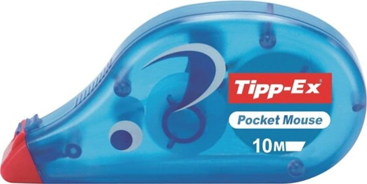 Correttore a nastro Pocket Mouse - 4 2mm x 10mt - Tipp Ex - conf. 10 pezzi Cancelleria e prodotti per ufficio/Penne matite scrittura e correzione/Correttori e gomme/Correttori a nastro Eurocartuccia - Pavullo, Commerciovirtuoso.it