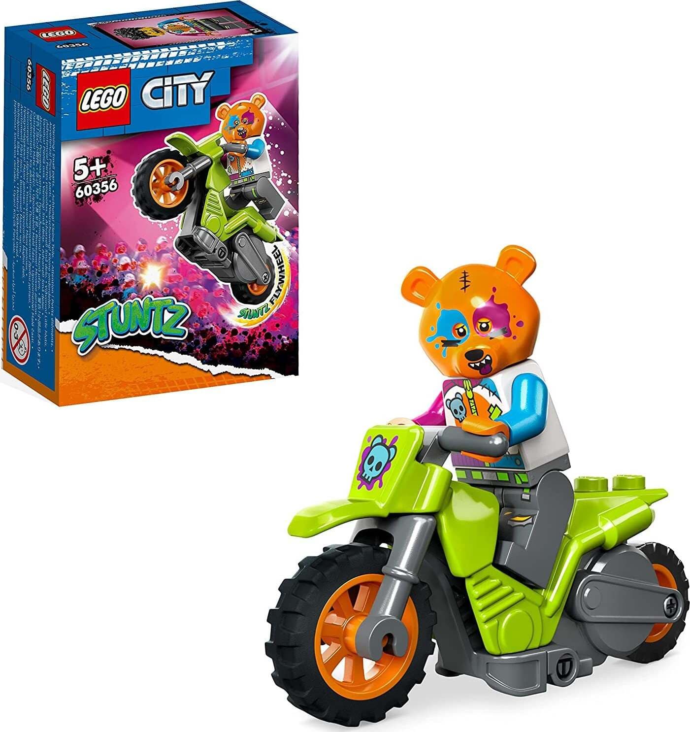 Costruzioni-LEGO-60356-CITY-STUNTZ-Stunt-Bike-Orso