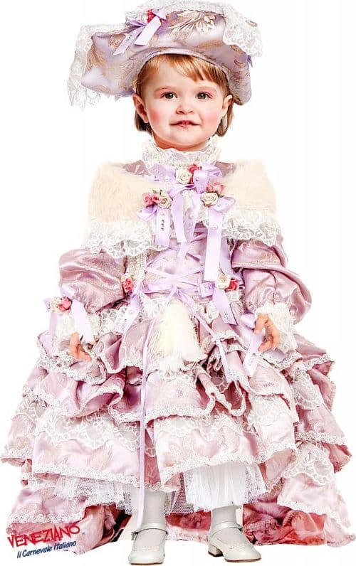 Costume carnevale duchessa di francia 1-3 anni - veneziano 50793 in Adulti Falco Biancheria - Parete, commercioVirtuoso.it