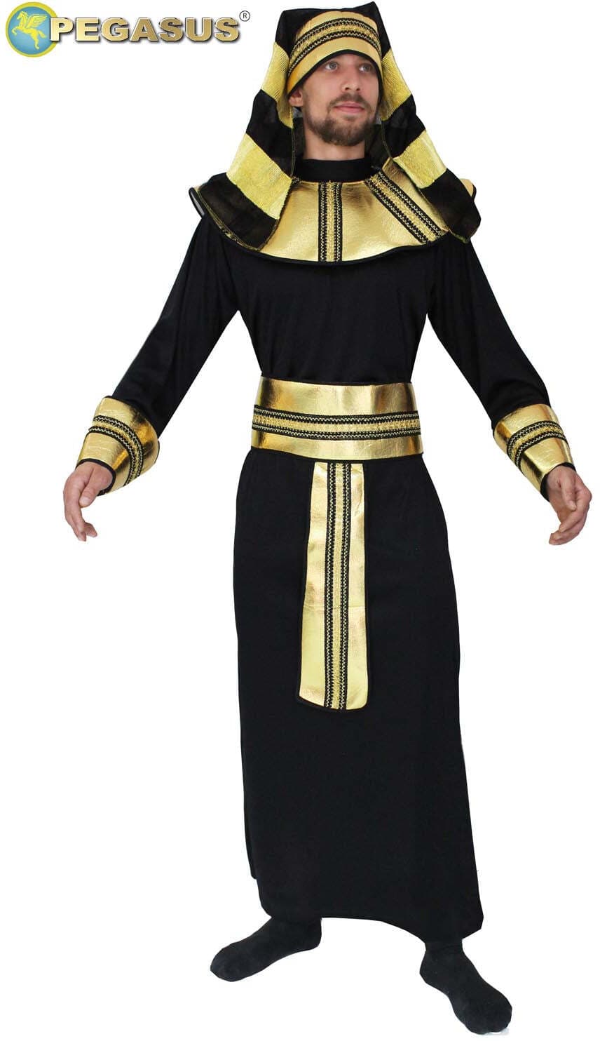 COSTUME CARNEVALE RAMSES UOMO TAGLIA UNICA - PEGASUS 4220 in Adulti Falco Biancheria - Parete, commercioVirtuoso.it