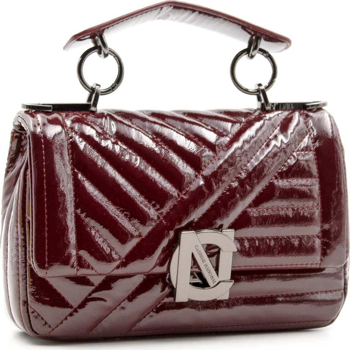 Costume National Cn1053_mt01 Borsa Donna A Mano Lucida Con Tracolla Removibile Borsa Con Manico Rinforzato E Chiusura A Patta Con Clip 23x15x7cm Moda/Donna/Borse/Borse a mano Starbag - Gaeta, Commerciovirtuoso.it