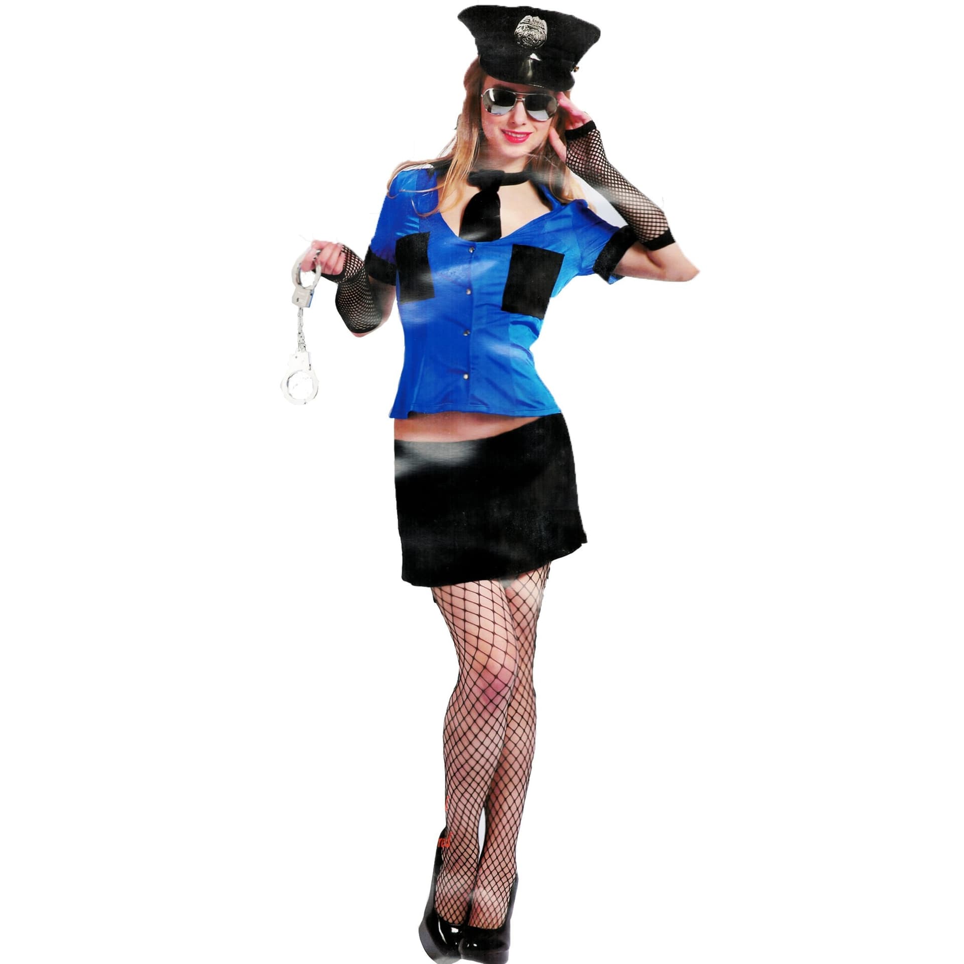 Costume Poliziotta Sexy Lingerie Hot Con Berretto E Manette Tg. Unica Calze Rete Salute e cura della persona/Erotismo e contraccezione/Abbigliamento erotico/Donna/Costumi e travestimenti Trade Shop italia - Napoli, Commerciovirtuoso.it