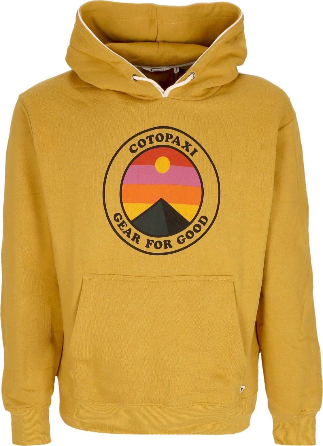COTOPAXI-Felpa-Cappuccio-Uomo-Sunny-Side-Organic-Hoodie-Amber-da-uomo