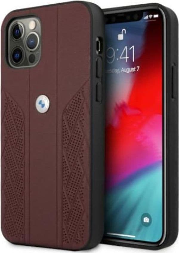 cover-bmw-iphone-12-/-12-pro--vera-pelle-rossa