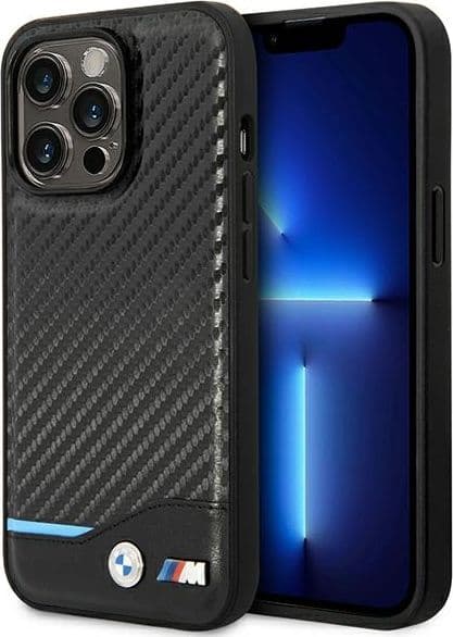 cover-bmw-iphone-14-pro-max-nera-pelle-e-carbonio