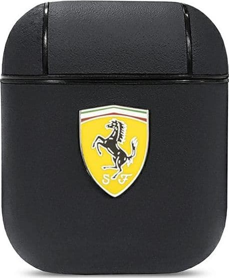 cover-ferrari-airpods-1-/-2-rivestito-in-vera-pelle-nero
