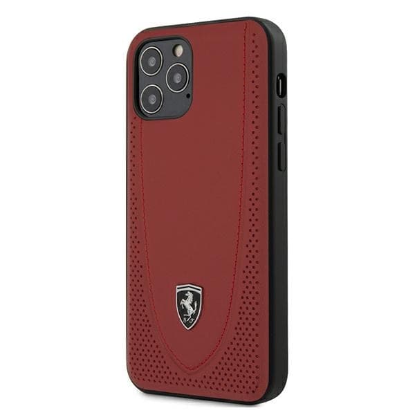 cover-ferrari-iphone-12/12-pro-vera-pelle--rossa