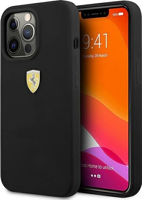 cover ferrari iphone 13 pro nera