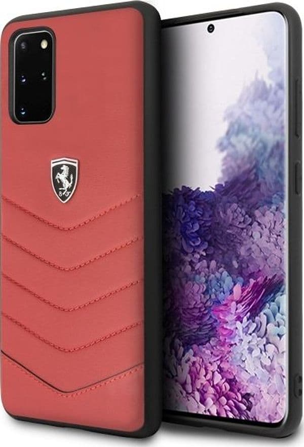cover-ferrari-samsung-s20-plus-vera-pelle-rossa