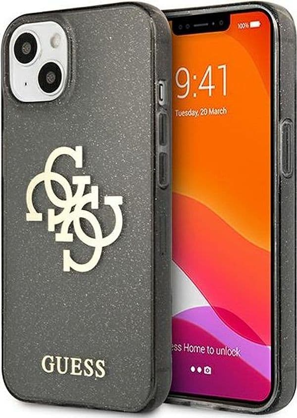 cover-guess-iphone-13-mini-glitter-nera