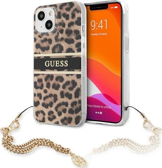 cover-guess-iphone-13-mini-leopard-con-laccio-gold