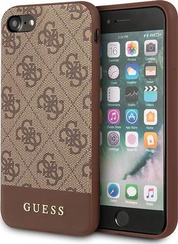 cover-guess-iphone-6/7/8/-se-2020-charms-collection--marrone