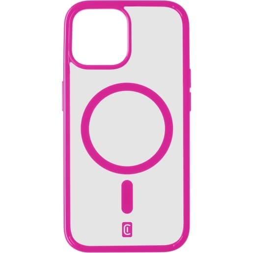 cover-iphone-15-plus-magsafe-trasparente-con-bordi-fucsia