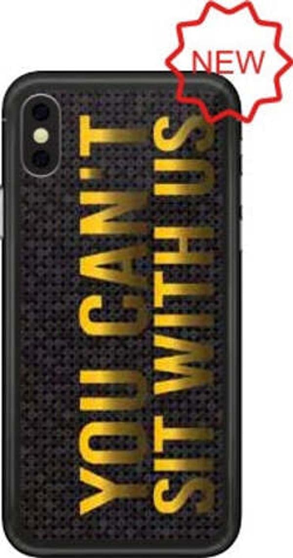 cover-iphone-6s-/-7-/8-/-se-2020-paillette-sequins-quote---you-can't-sit-with-us