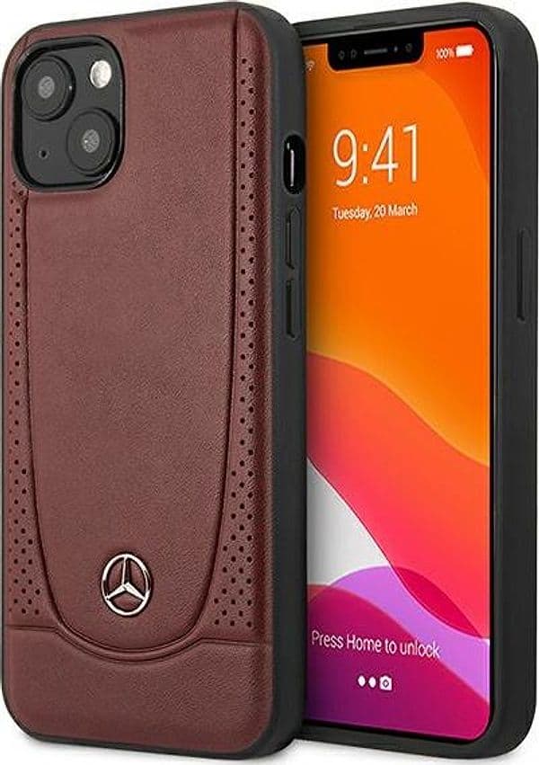 cover-mercedes-iphone-13-mini--vera-pelle-rossa